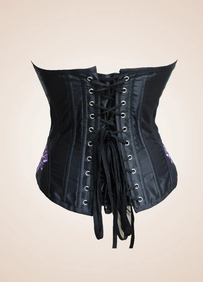 Women's Steampunk Black Corset