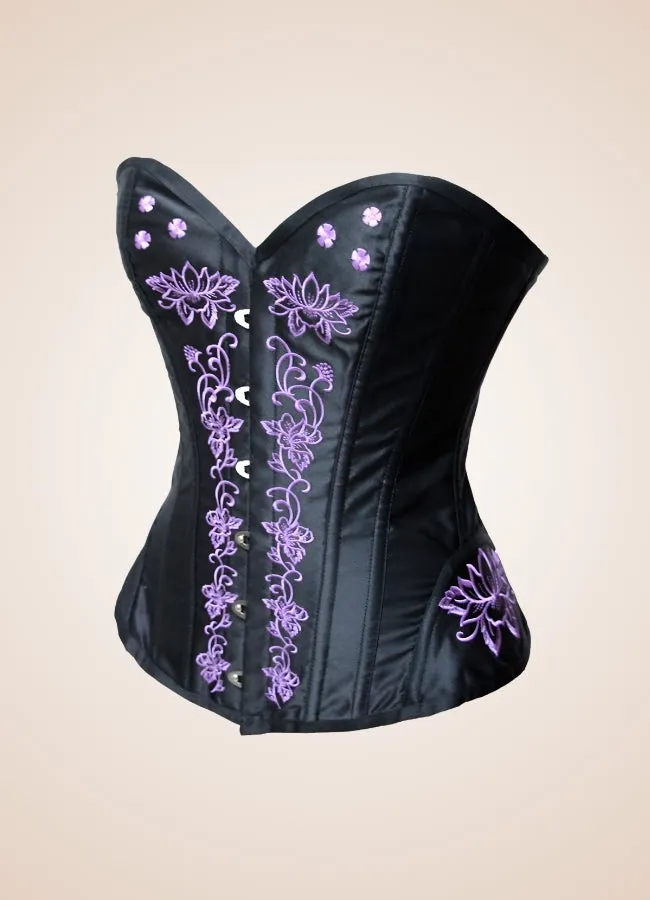 Women's Steampunk Black Corset