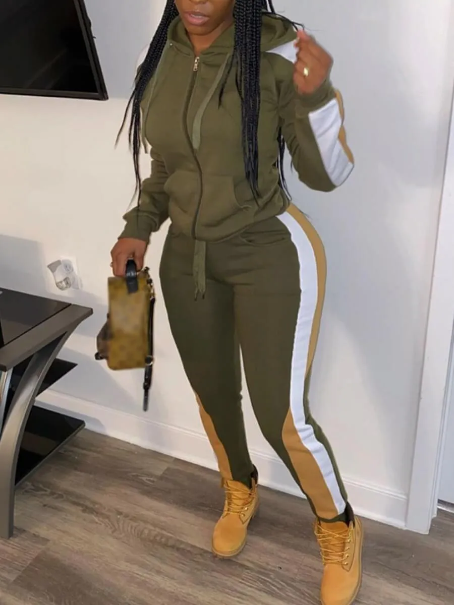Women's Stylish Hooded Jogging Suit