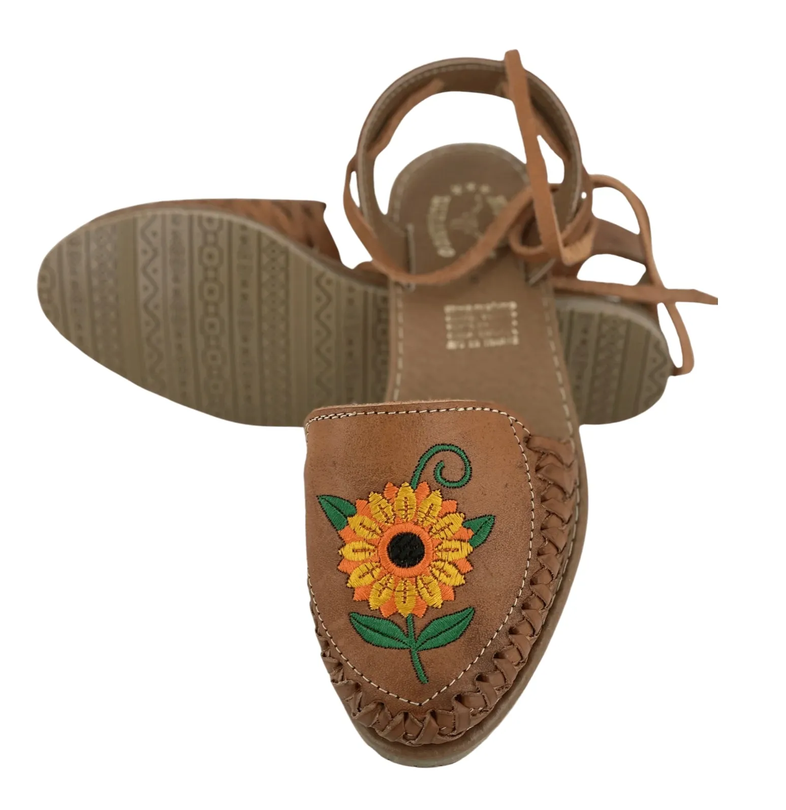 Women’s Tan Girasol Lace-Up Sandles