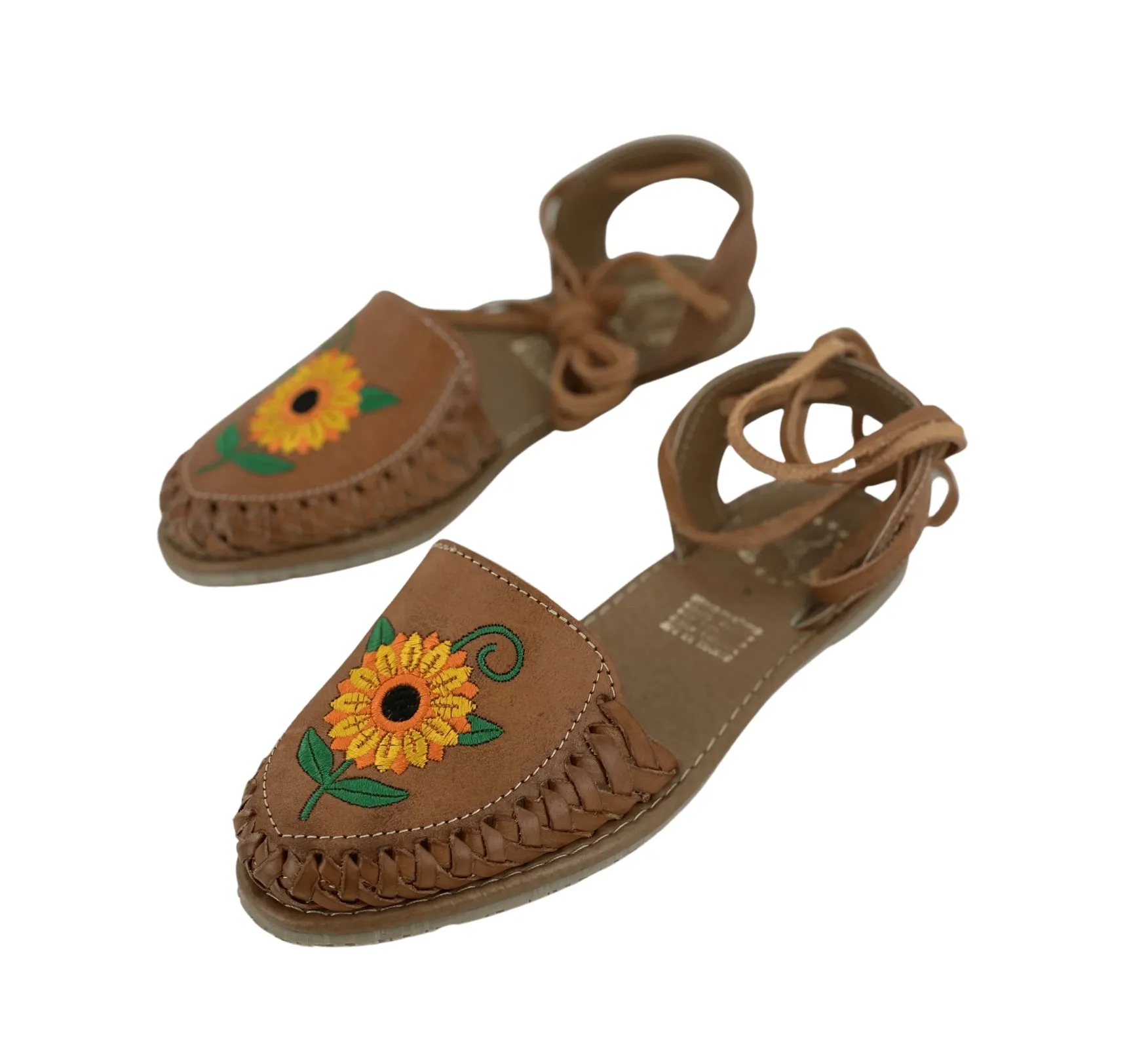 Women’s Tan Girasol Lace-Up Sandles