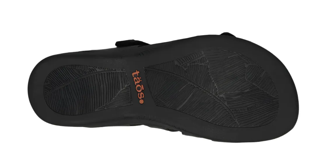 WOMEN'S TAOS DOUBLE U SANDAL | BLACK