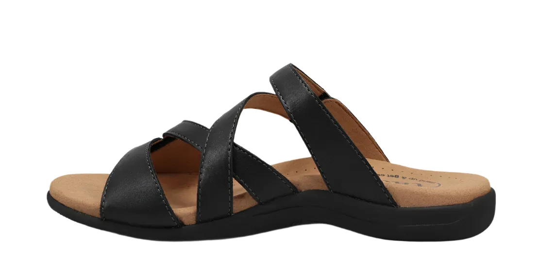 WOMEN'S TAOS DOUBLE U SANDAL | BLACK