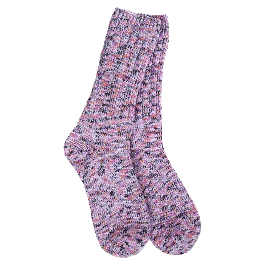 World's Softest Ragg Cable Crew Socks
