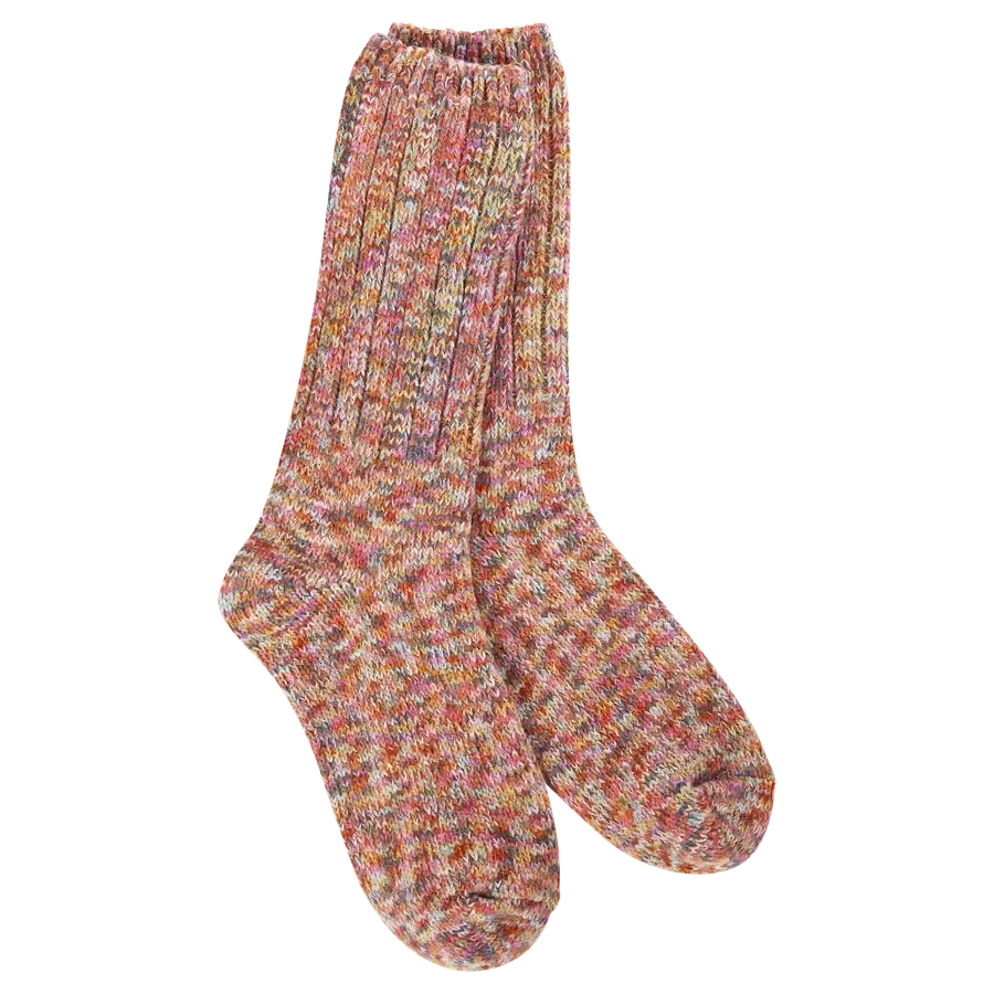 World's Softest Ragg Cable Crew Socks