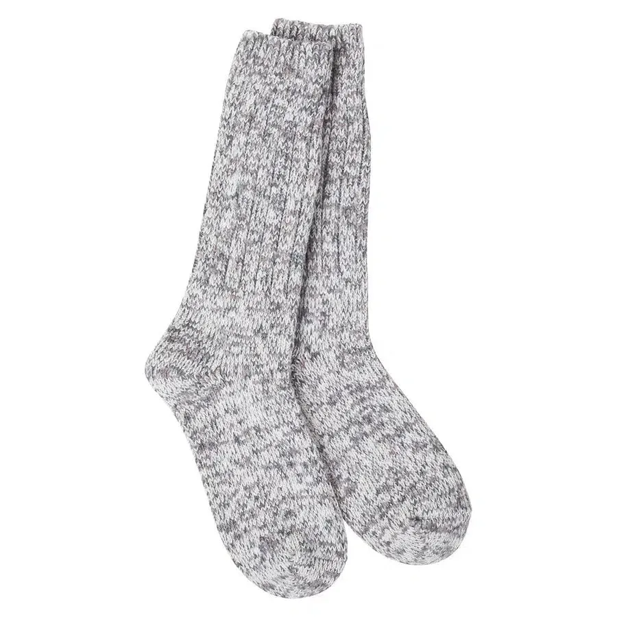 World's Softest Ragg Cable Crew Socks