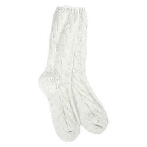 World's Softest Ragg Cable Crew Socks