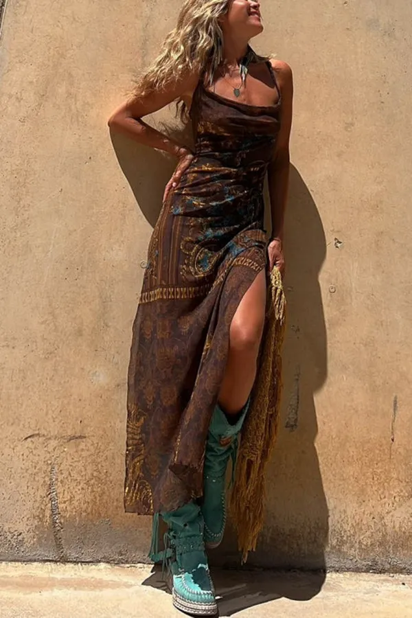 Yumi – Sexy Women's Split Mesh Dress
