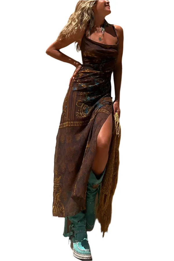 Yumi – Sexy Women's Split Mesh Dress