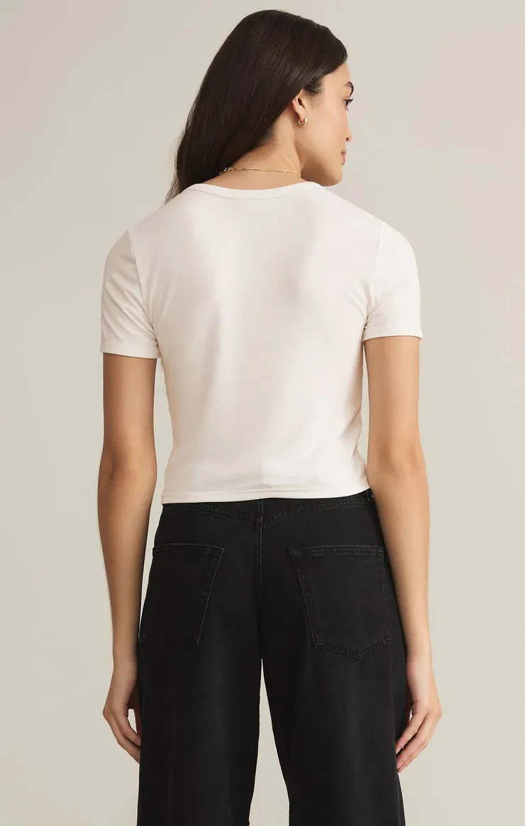 Z Supply Second Skin Cropped Tee