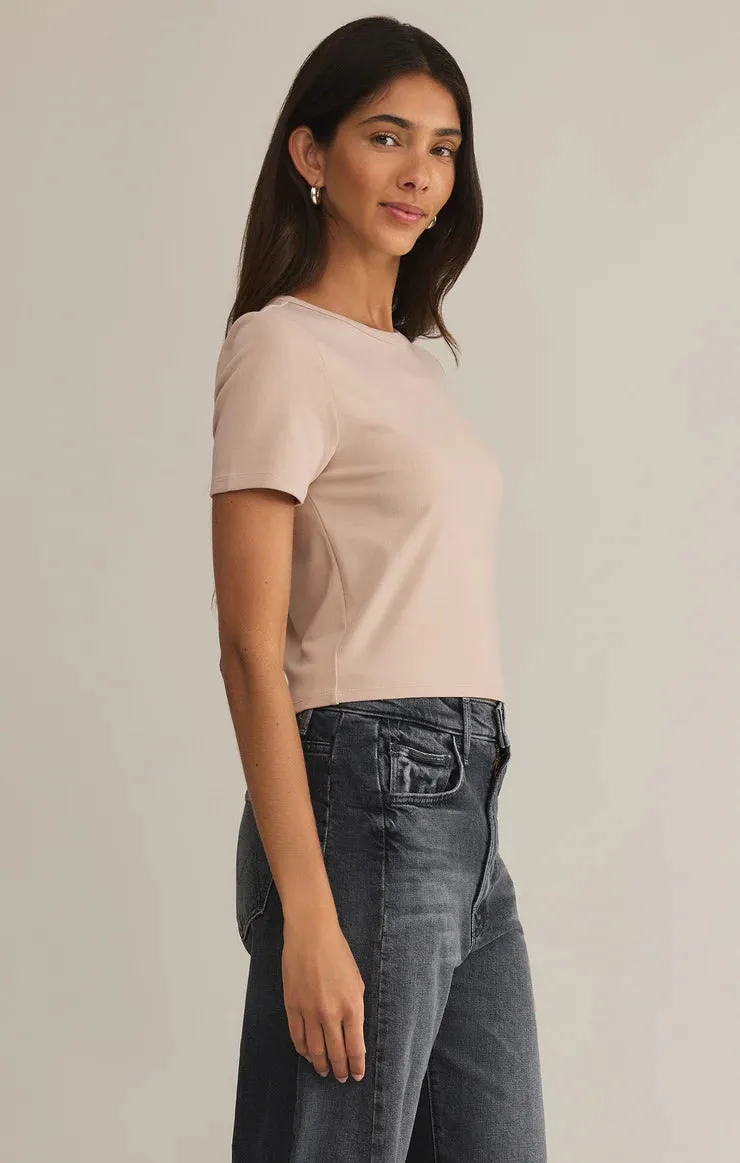 Z Supply Second Skin Cropped Tee