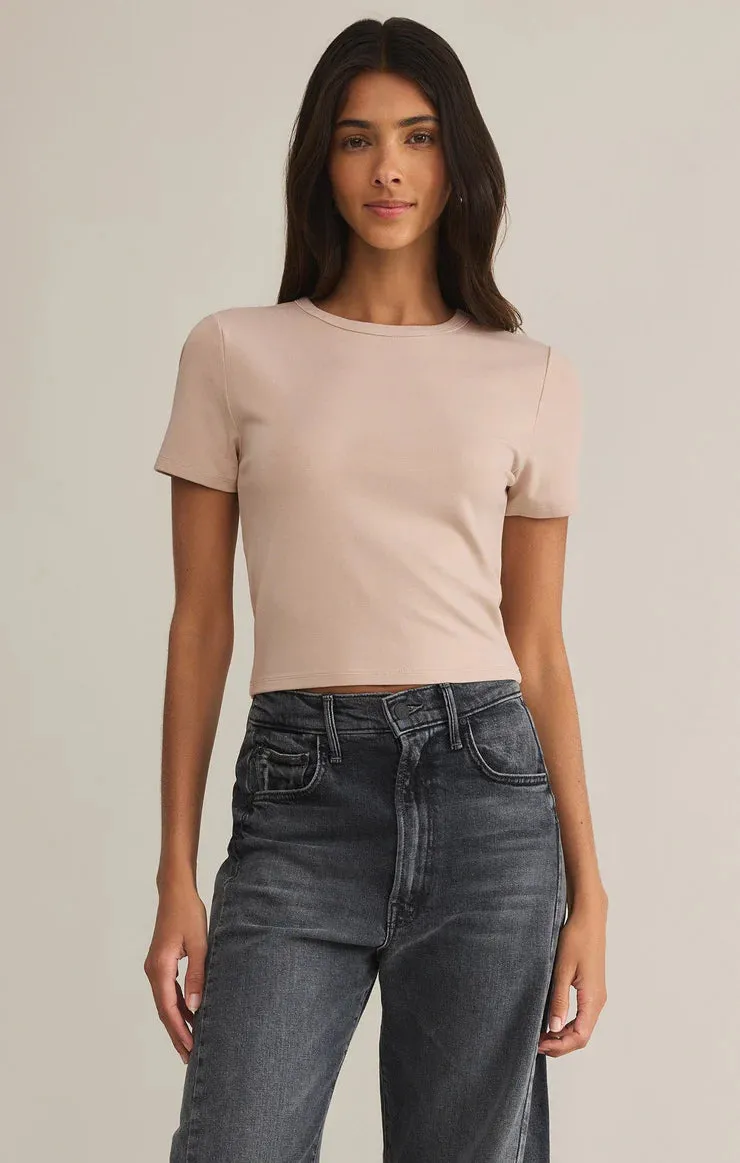Z Supply Second Skin Cropped Tee