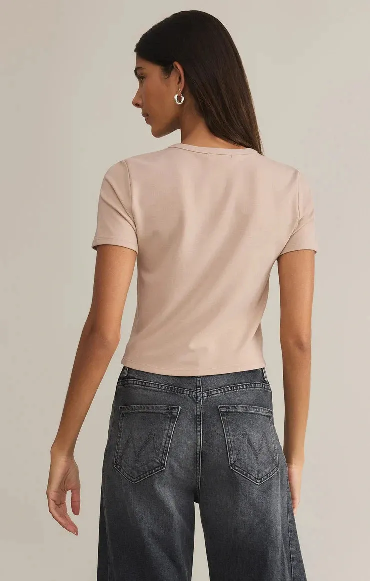 Z Supply Second Skin Cropped Tee