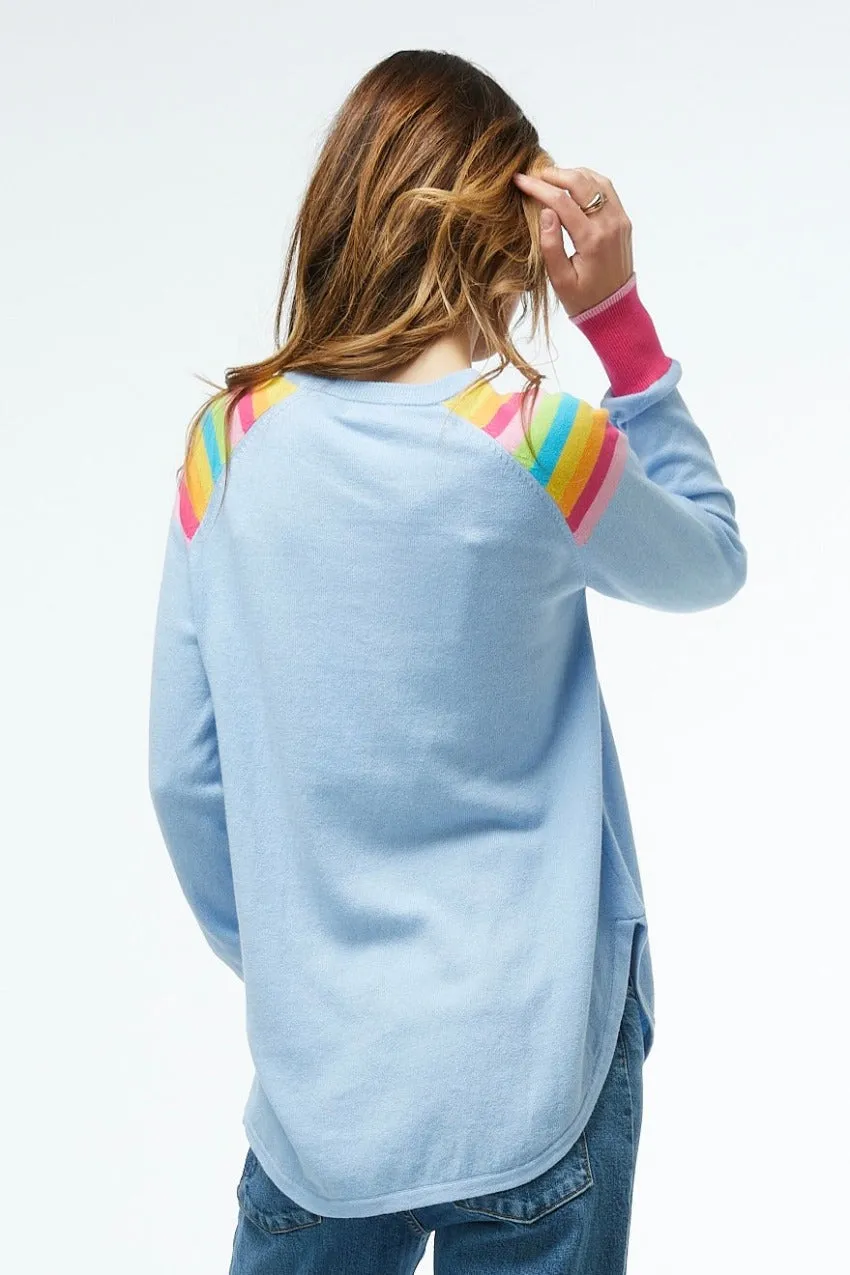 Zaket & Plover Stripe Shoulder Sweater