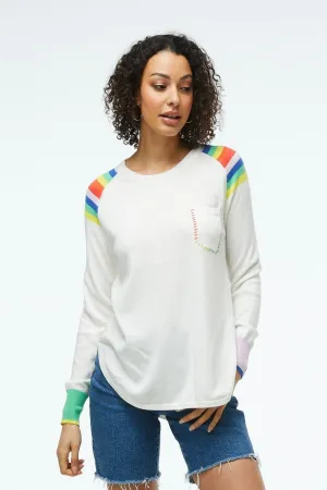 Zaket & Plover Stripe Shoulder Sweater