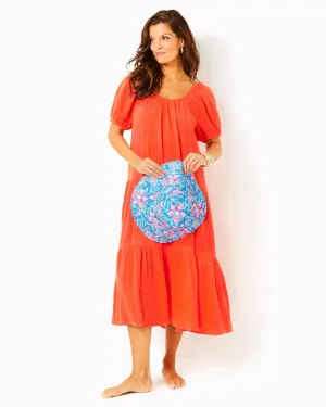 Zemini Maxi Coverup (Flamingo Feather)